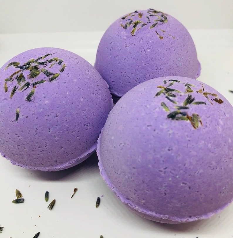 Lavender/Lemon Hemp Oil Bath Bomb Etsy