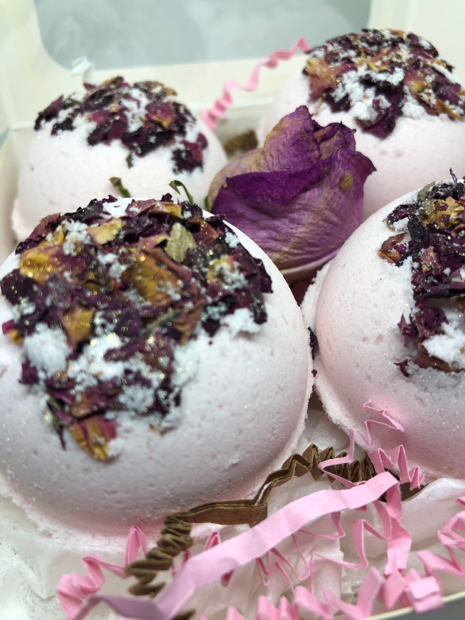 Red Rose Bath Bomb Gift Set, Bath Bombs Gifts, Gifts for Her, Holiday ...