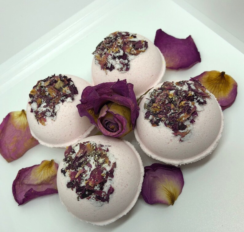 Red Rose Bath Bomb Gift Set, Bath Bombs Gifts, Gifts for Her, Holiday ...