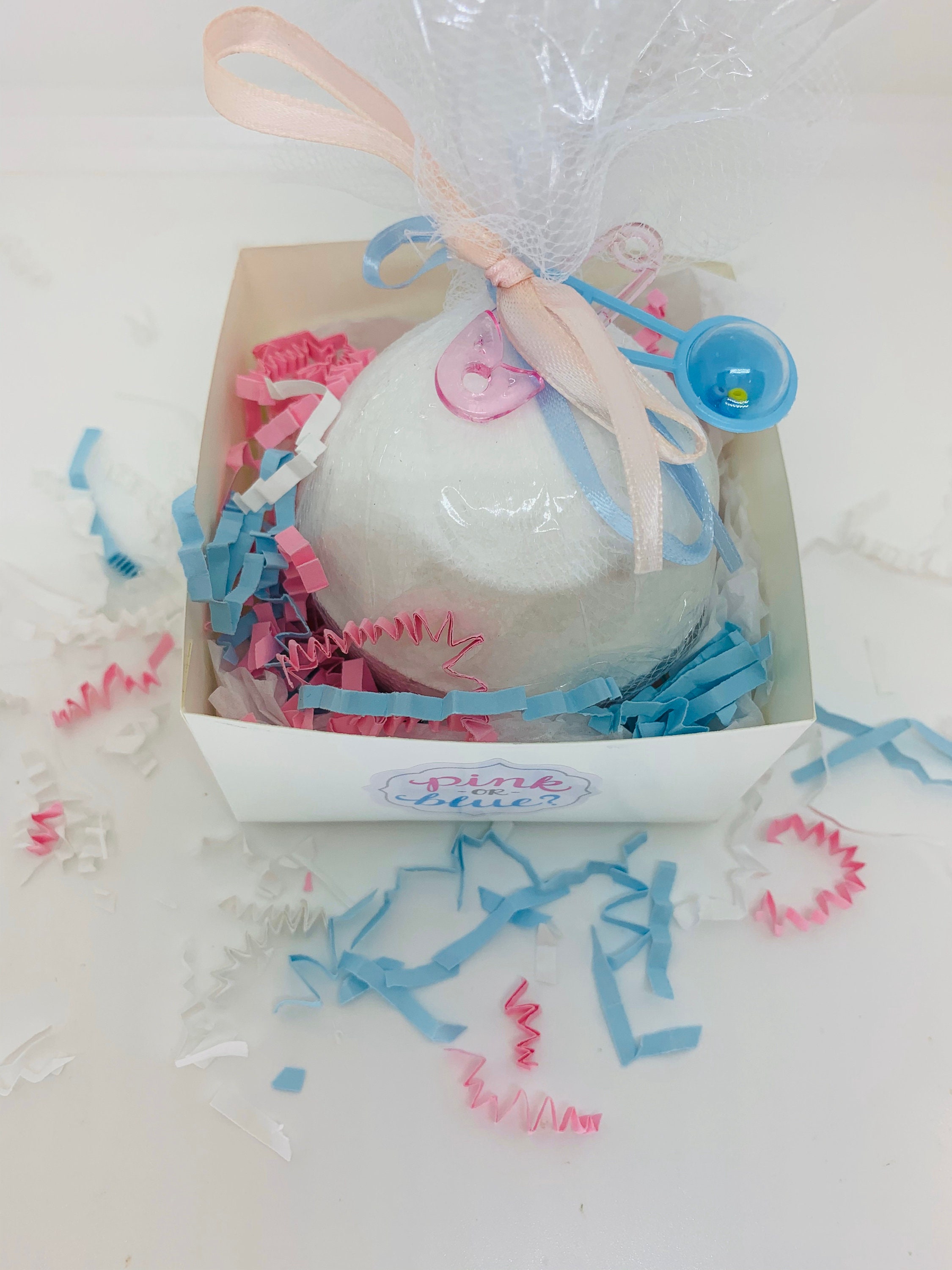 Gender Reveal Bath Bombs Is it a Boy Or is it a Girl Baby | Etsy