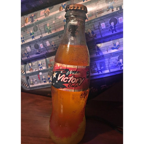 nuka cola victory uv reactive collectible inspired by fallout etsy