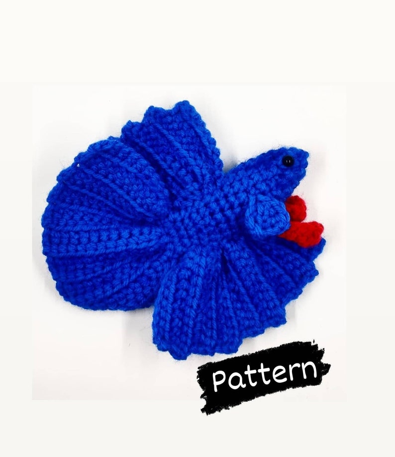 Small Betta Crochet Pattern image 1