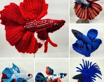 Made to Order - Crochet Custom Amigurumi Betta Fish