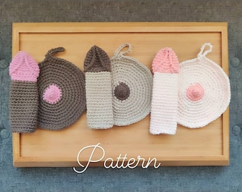 Crochet Pattern - Kitchen-Friendly Items Bundle