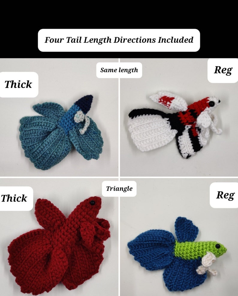 Small Betta Crochet Pattern image 3