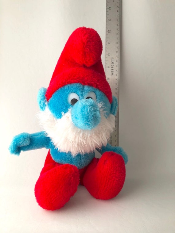 papa smurf plush toy