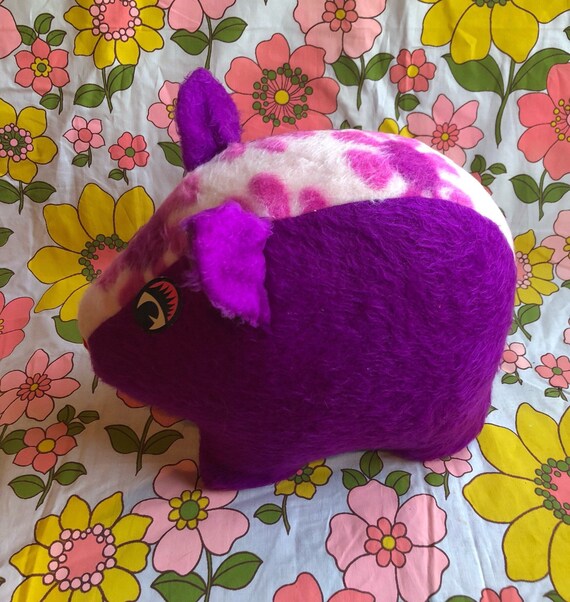 purple pig stuffed animal