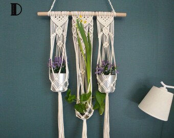 Macrame Flower Pot Holder - Etsy