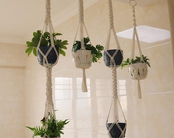 Macrame Plant Hangers( 1-3 Tiers )