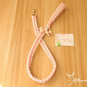 Macrame Cat/Dog leash/Lead, Mixed color Boho Handmade nature cotton rope leashes for pets