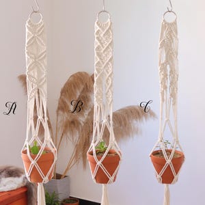 Macrame Plant Hanger, Bohemian Wall Hanging