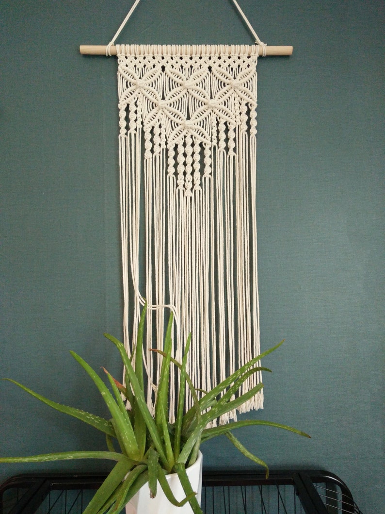 Macrame Wall Hanging Tapestry Boho Macrame Tapestry Handwoven Etsy
