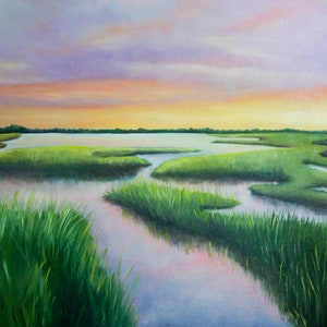 Giclee Fine Art Print, Charleston SC, Original Art,&quot; A New Day&quot;