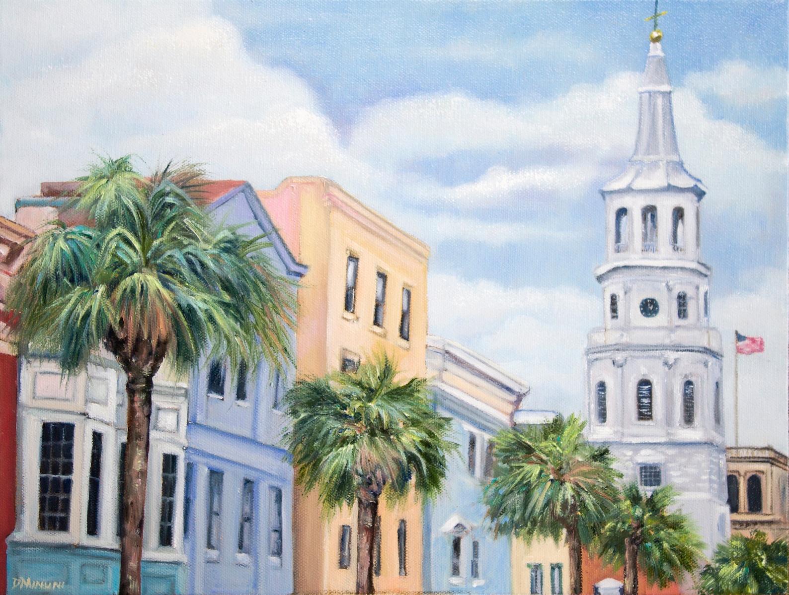 Giclee Fine Art Print, Charleston SC, Original Art, Slice of Broad