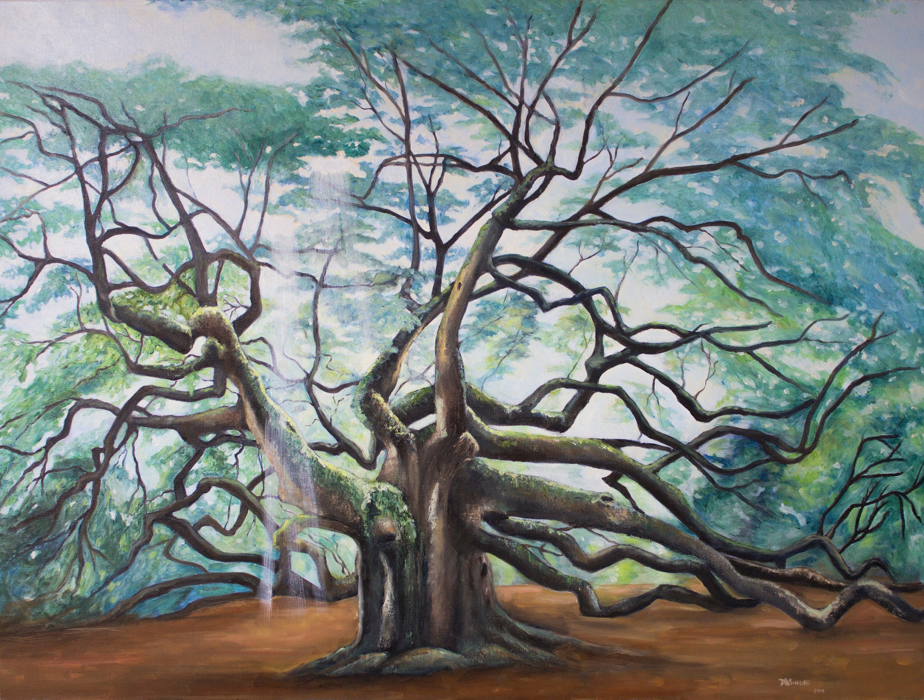 Giclee Fine Art Print Angel Oak Tree Charleston SC original Etsy