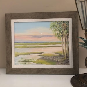 Original Oil Painting Framed, Charleston SC, Original Art, &quot;Southern Beauty&quot;, Marsh