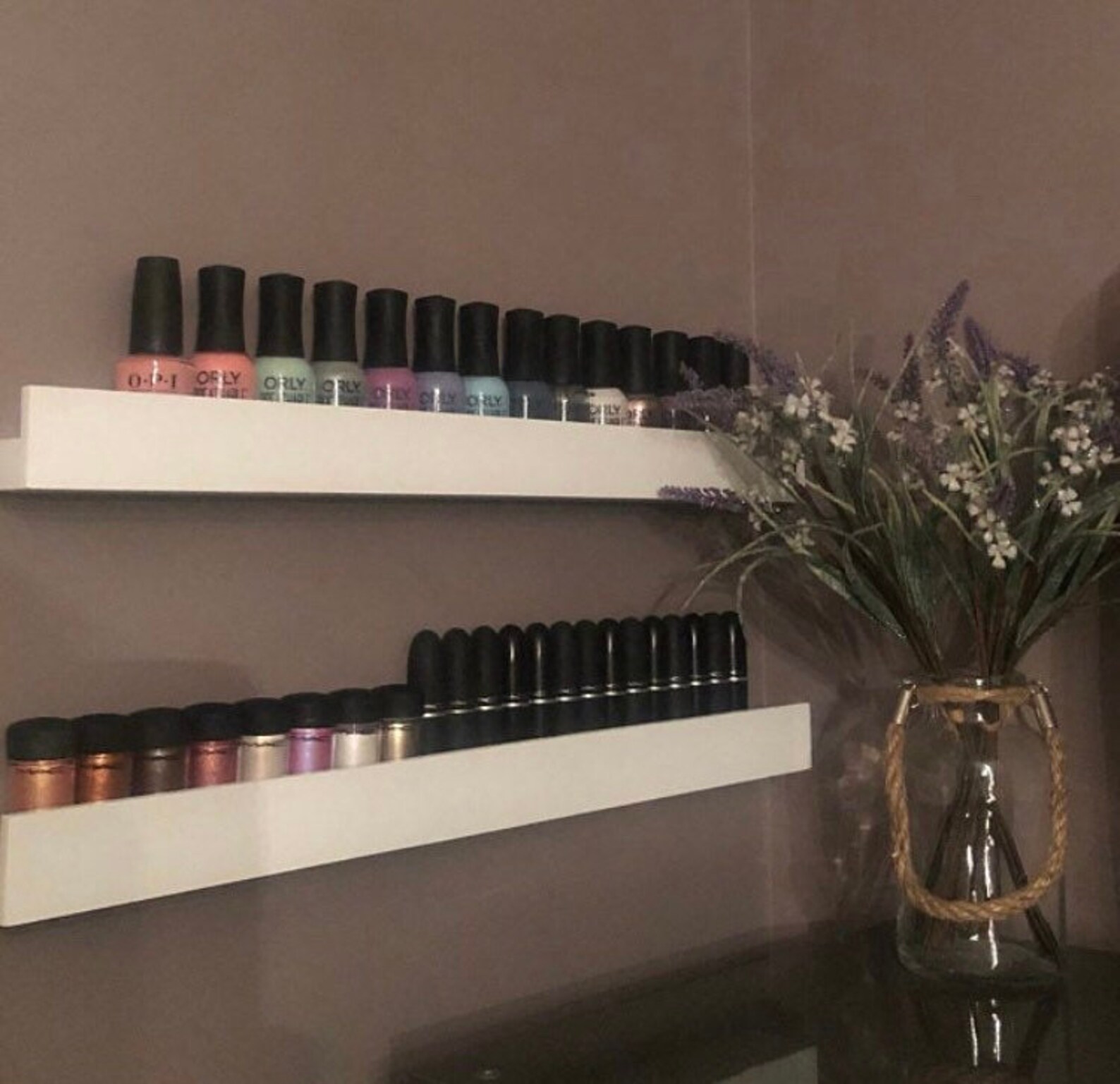 Nail Polish Rack Nail Polish Wall Nail Polish Storage Salon Etsy UK