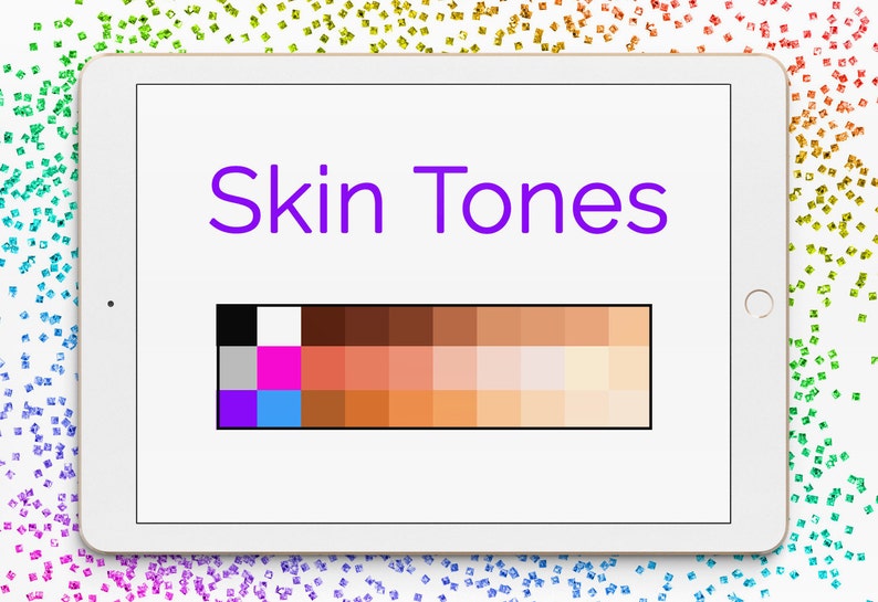 skin tone procreate palette skin tone procreate palette