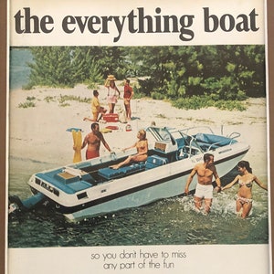 1970's Evinrude "Introduces the everything boat" Advertisement