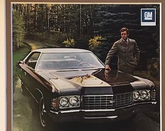 1970's Chevy Caprice print advertisement