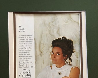 1970's Actress Lee Meriwether Sarah Coventry Jewelry Advertisement