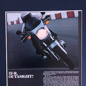 1970&#39;s Kawasaki Z1-R Print Advertisement
