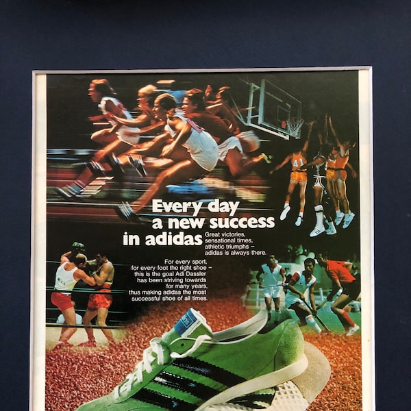 1970's Adidas Shoes Advertisement