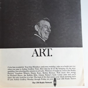 1960&#39;s CBS Radio Network Advertisement