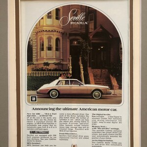 1980&#39;s Cadillac Seville Advertisement