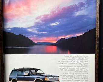 1990's Ford Explorer Advertisement