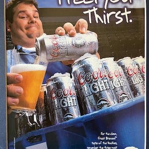 1990&#39;s Coors beer Advertisement