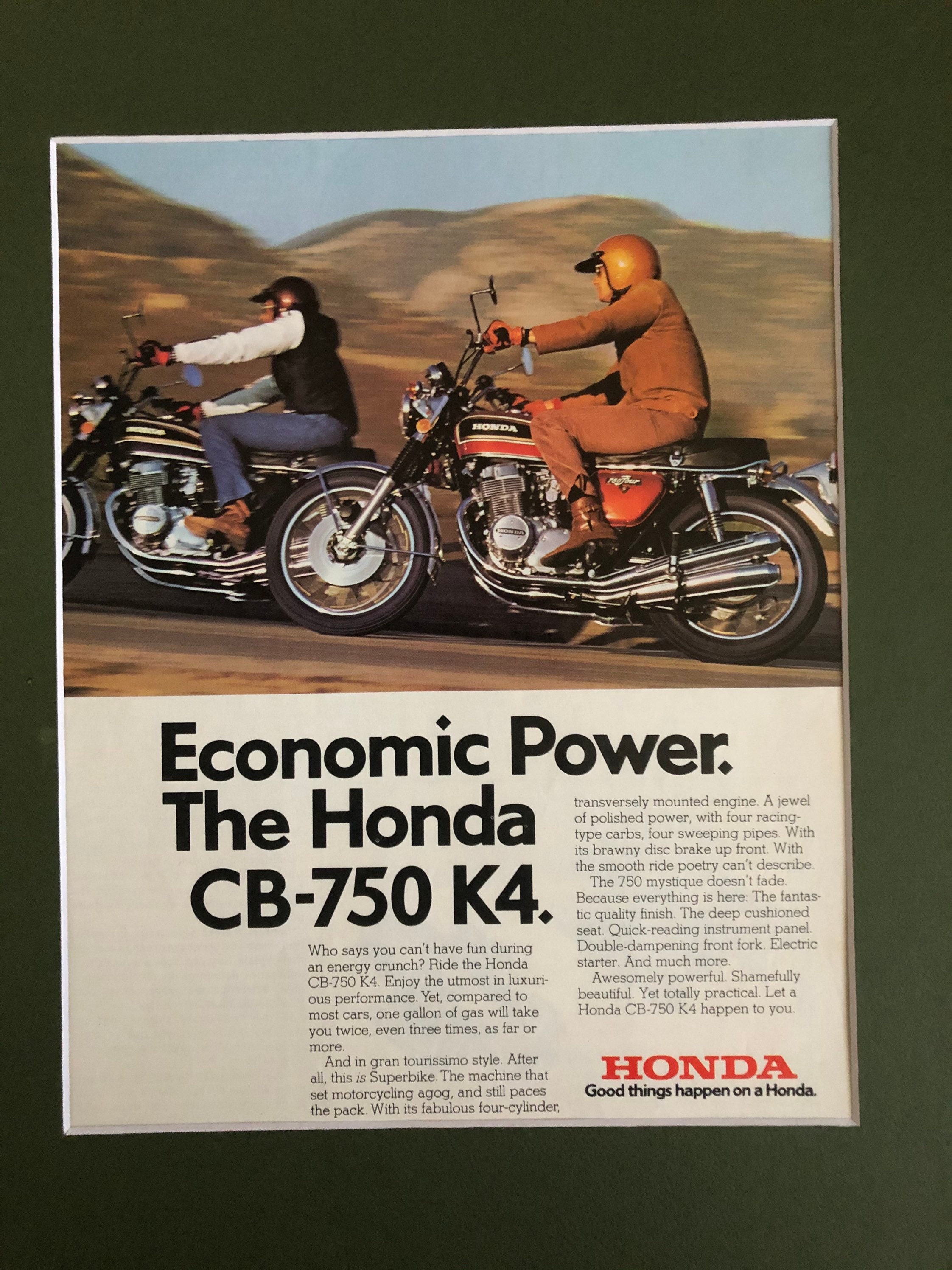 1970's Honda CB-750 K4 Advertisement 