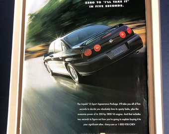 2000's Chevy Impala Print Advertisement