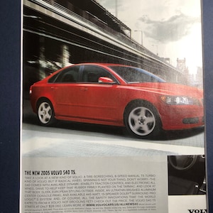 2000&#39;s Volvo S40 T5 Advertisement