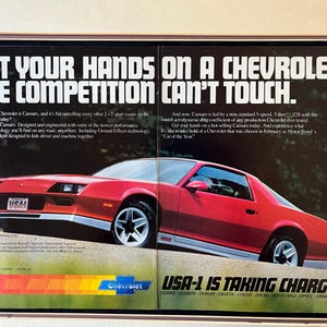 1980&#39;s Camaro Z28 Advertisement