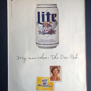 1990&#39;s Miller Lite Beer Advertisement
