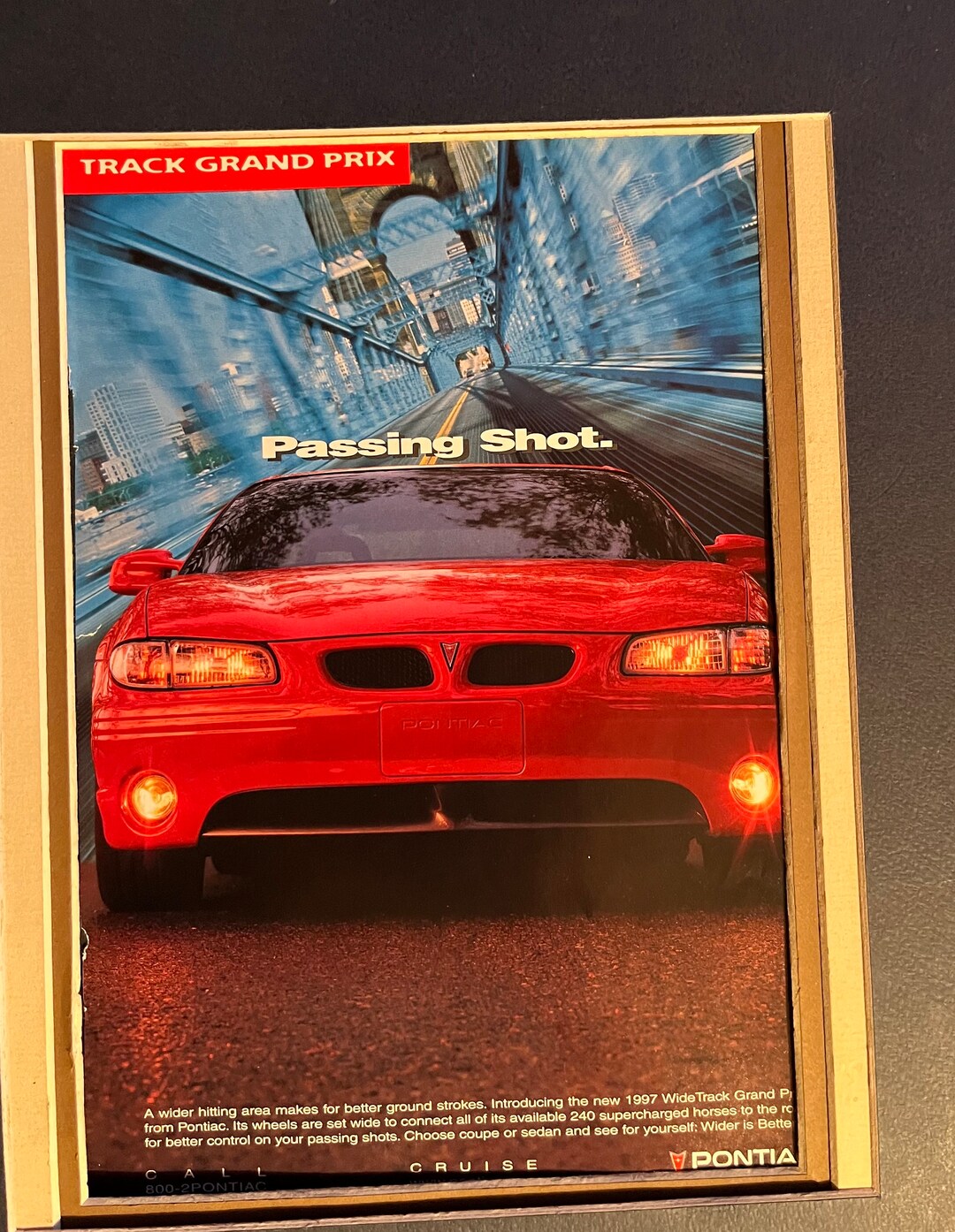 90's Pontiac Widetrack Grand Prix Advertisement - Etsy