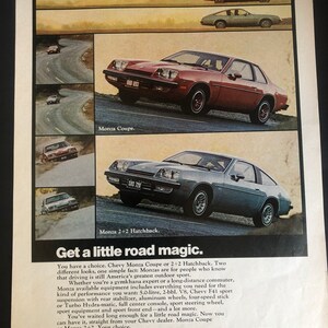 1970&#39;s Chevy Monza print advertisement