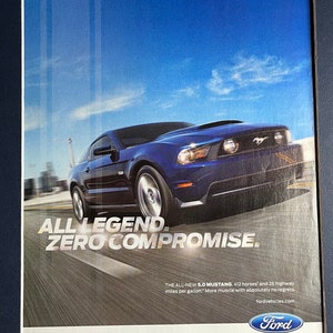 2000&#39;s Ford 5.0 Mustang Print Advertisement