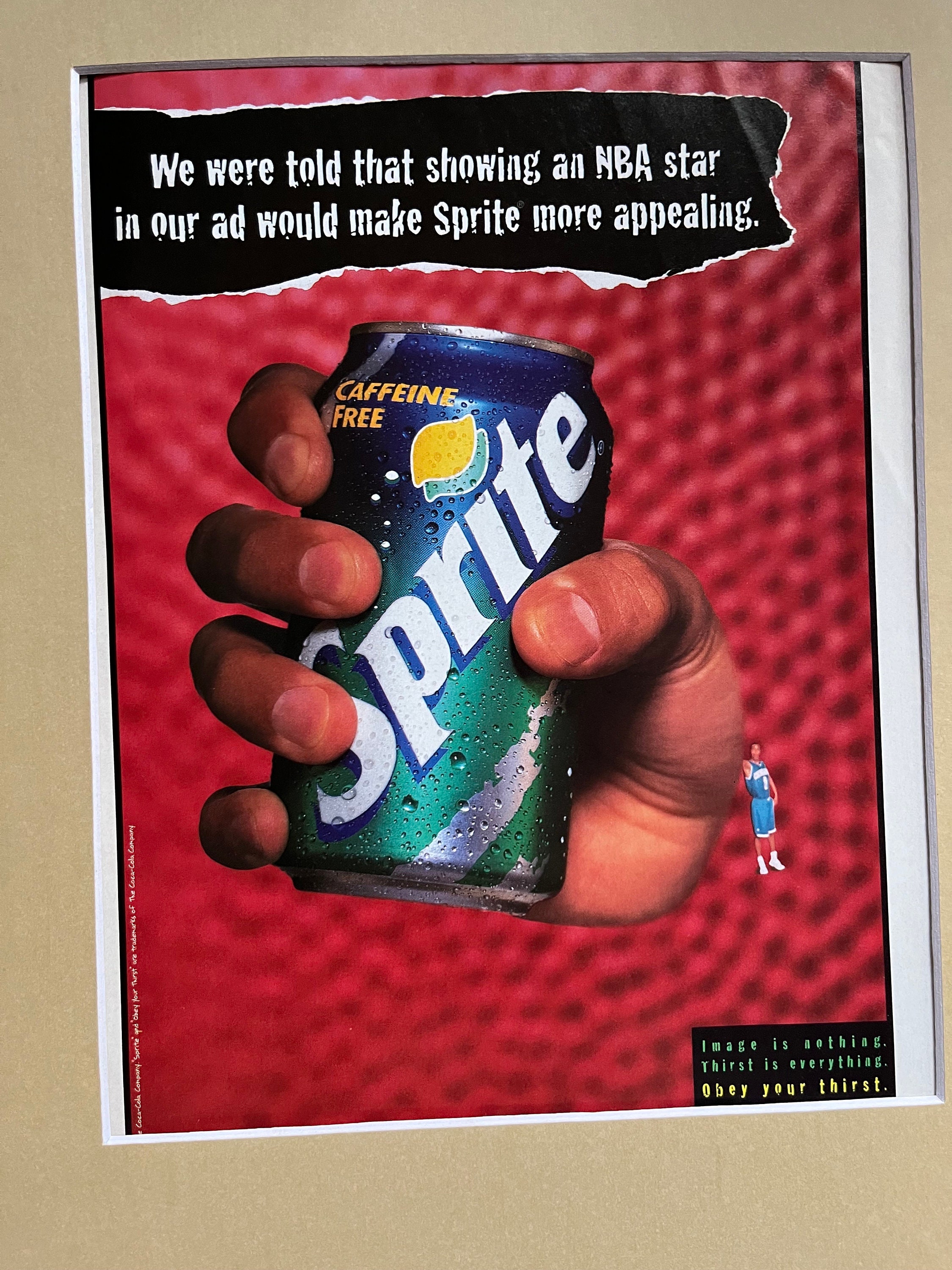 1990's Sprite Soda Advertisement NBA - Etsy