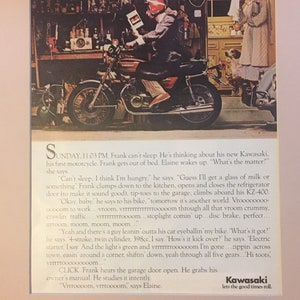 1970&#39;s Kawasaki Print advertisement