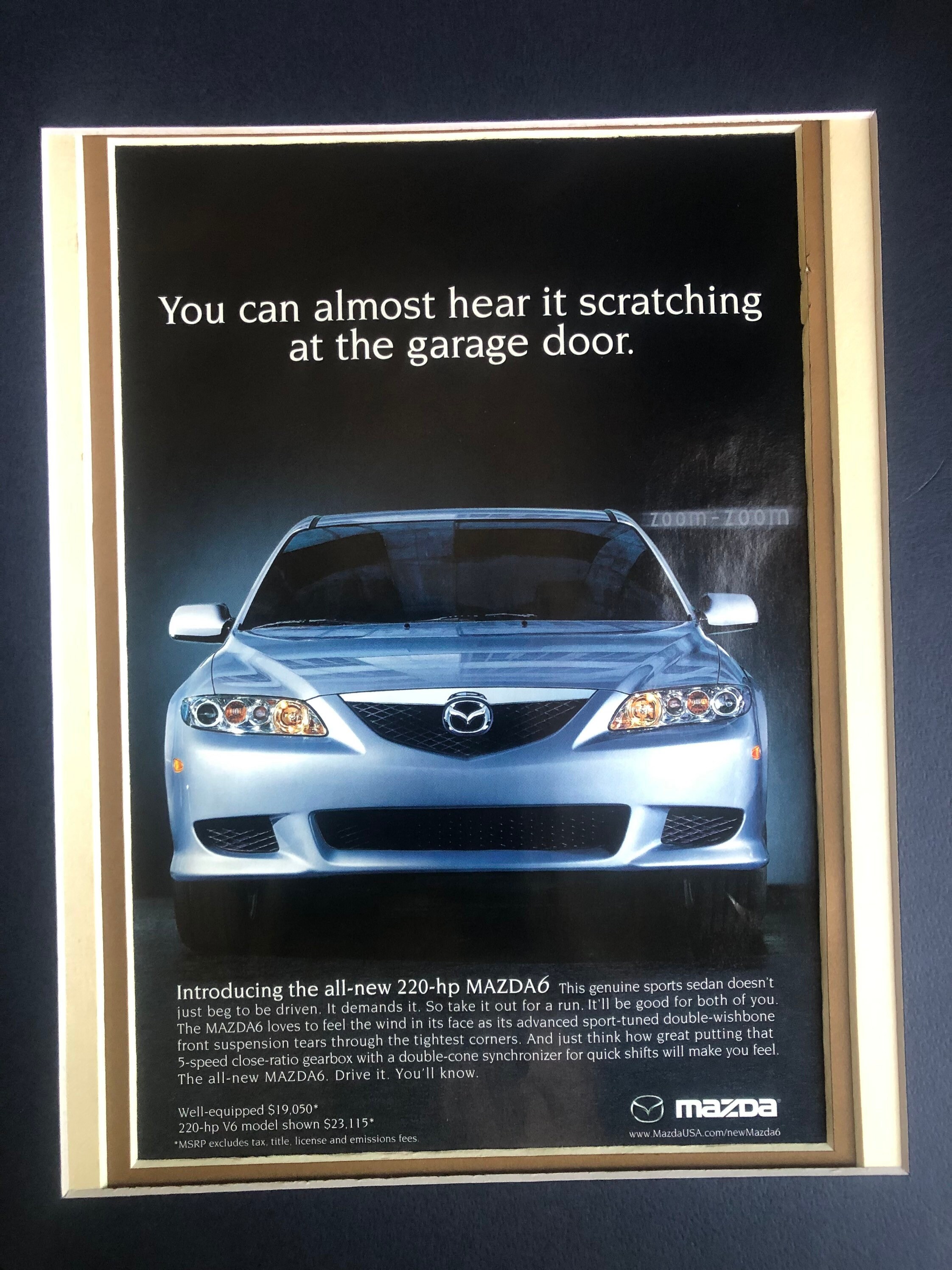 00's Mazda 6 Print Advertisement - Etsy