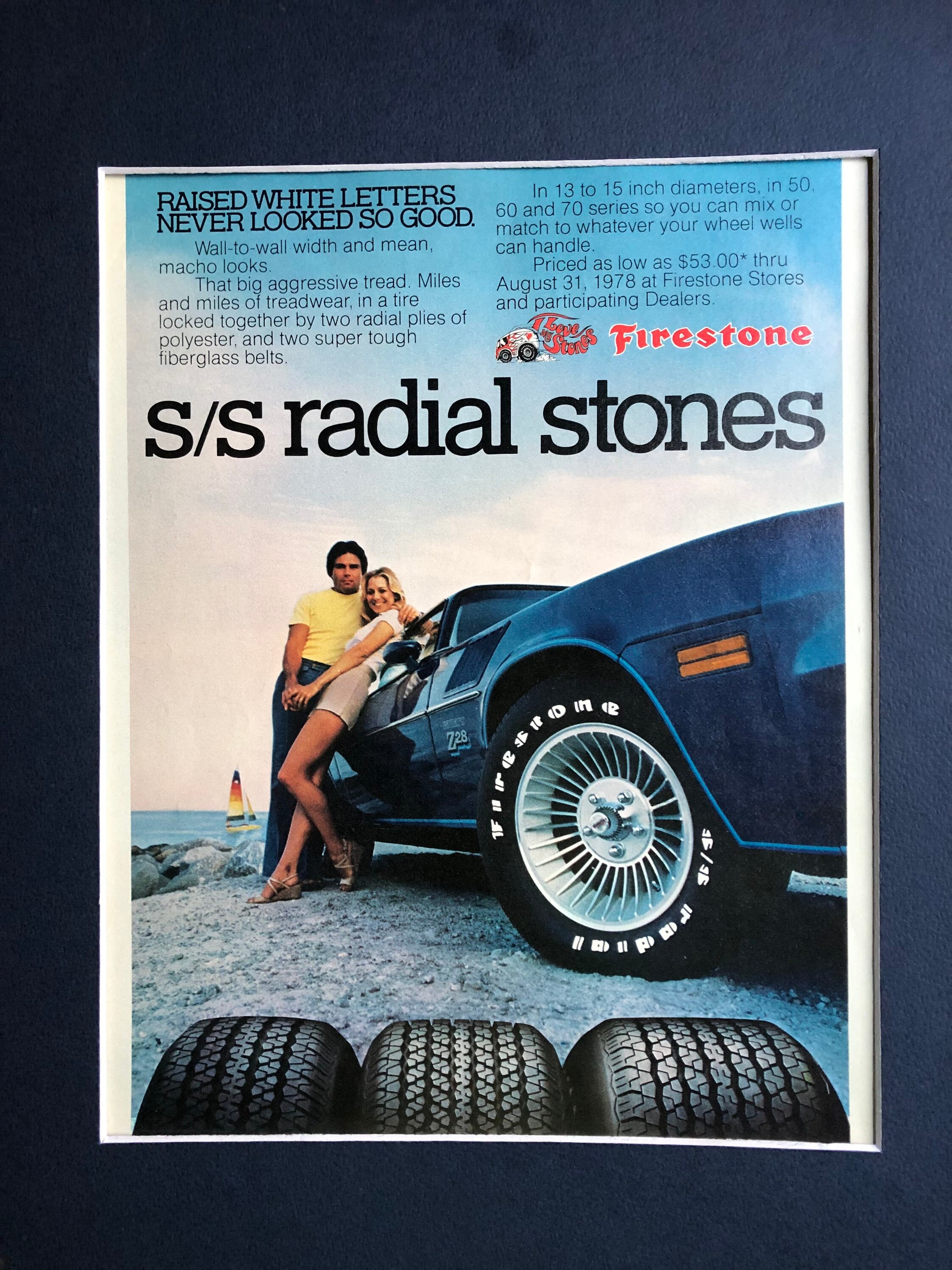 1970's Firestone Tire Advertisement - Etsy