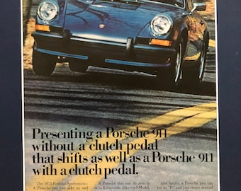 70's Porsche 911 Original Print Advertisement - Etsy