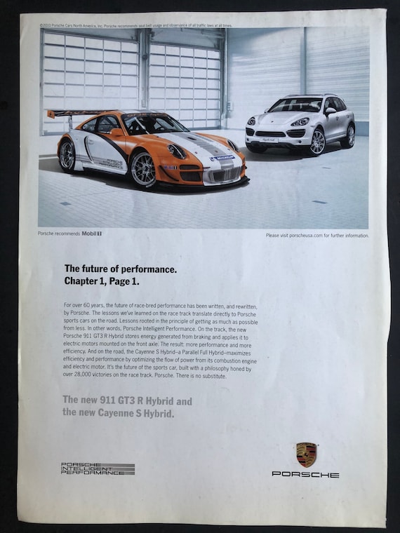 2000's Porsche 911 Advertisement - Etsy