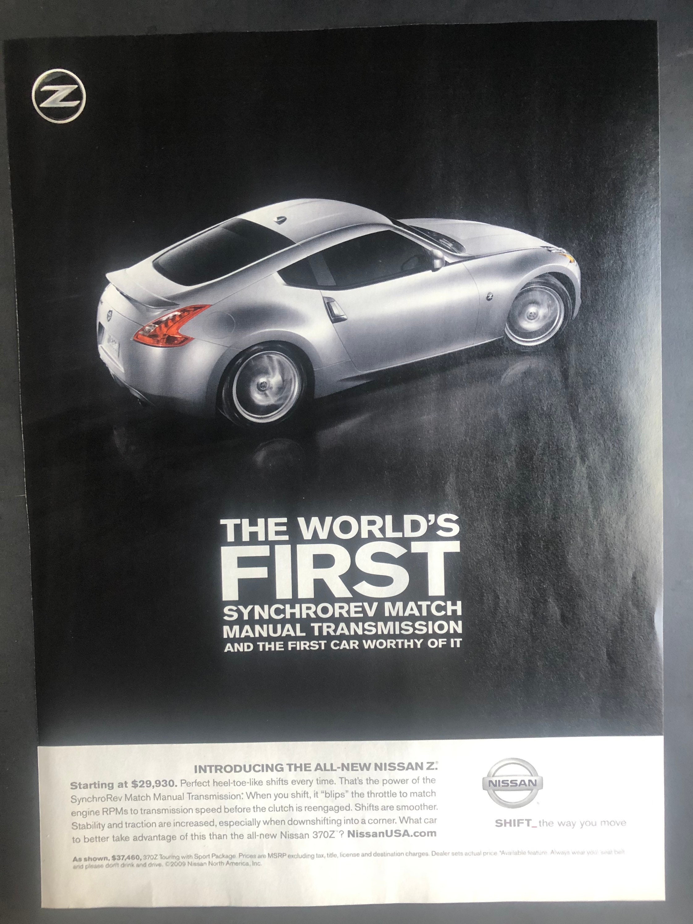 2000's Nissan 370Z Advertisement 