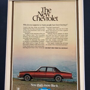 1970&#39;s Chevy Caprice print advertisement