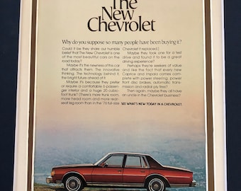 1970's Chevy Caprice print advertisement