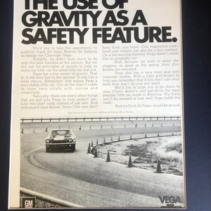 1970&#39;s Chevrolet Vega Advertisement