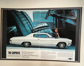1960's Chevy Caprice print advertisement
